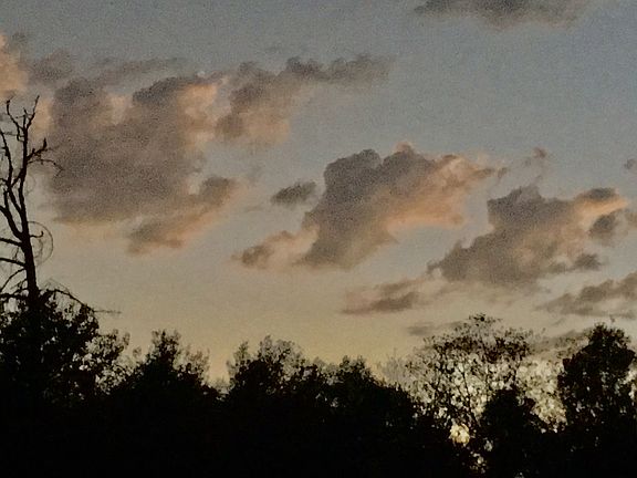 Sunset/view off of new deck