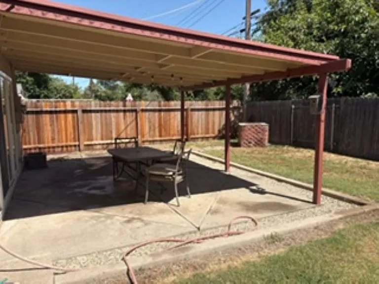Covered patio