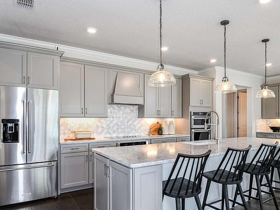 Designer Kitchen with Oversized Island
