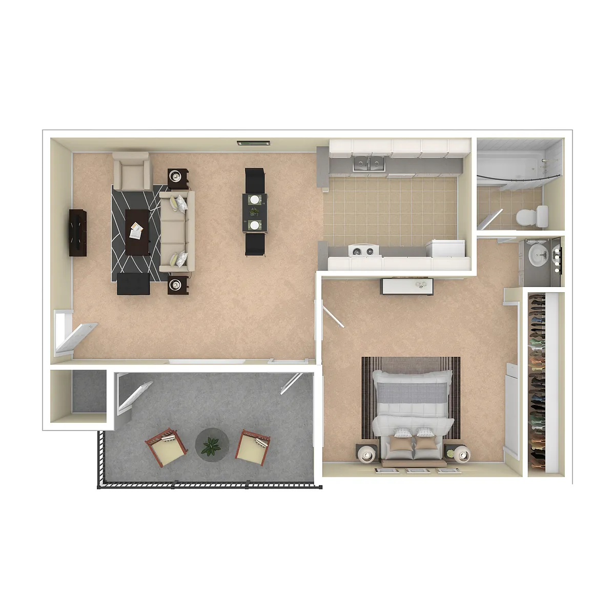 Floor plan 1X1