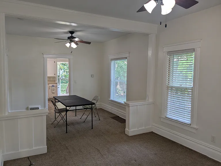Dining and Living room with divider
(Table and chairs not included)