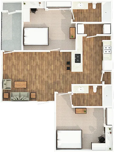 Floor plan 2X2