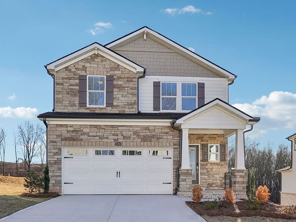 The Paisley floorplan with Elevation K modeled at Ivey Township.