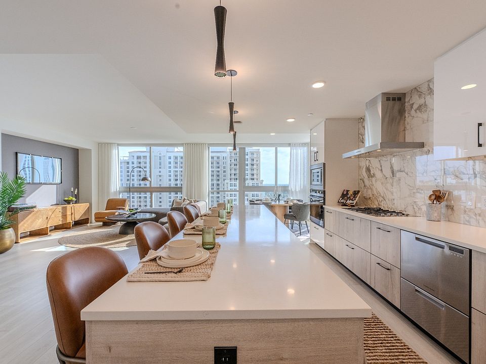 Model Home Kitchen and Dining Room Gables Riverwalk