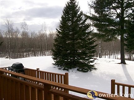 facing west off deck