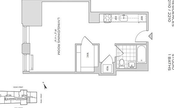 2nd image of 70 Pine St APT 2110