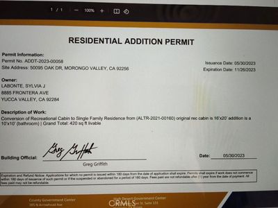 50095 Oak Dr, Morongo Valley, CA, 92256