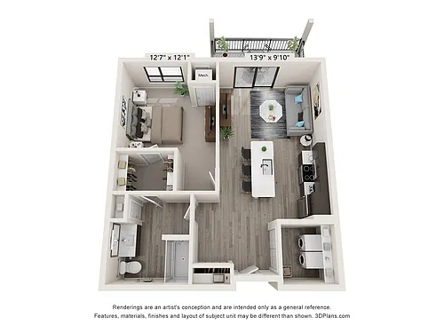 Floor plan A8A (ADA)