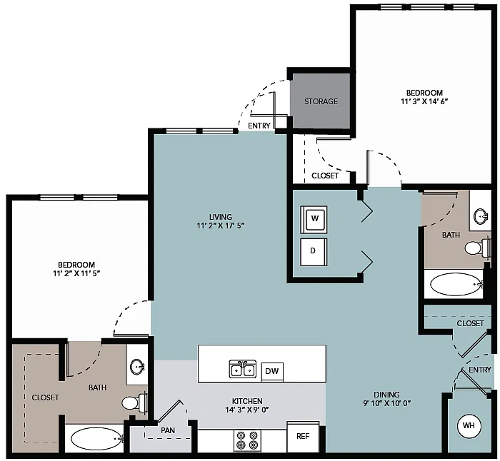 Floor plan 2A