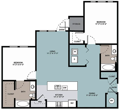 Floor plan 2A
