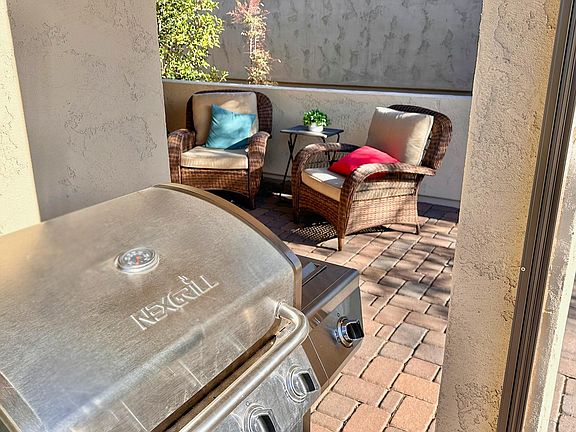 Gas grill and patio