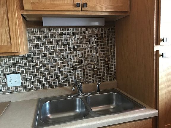 Custom tile in kitchen 