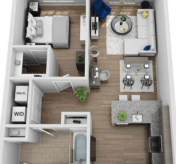 A1 floor plan The Harper At Harmon Meadow