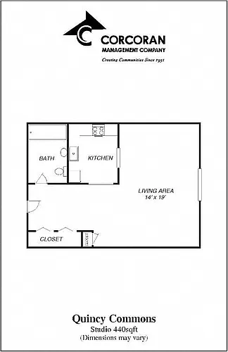 Floor plan Studio