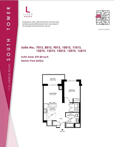 Floor plan 1401S