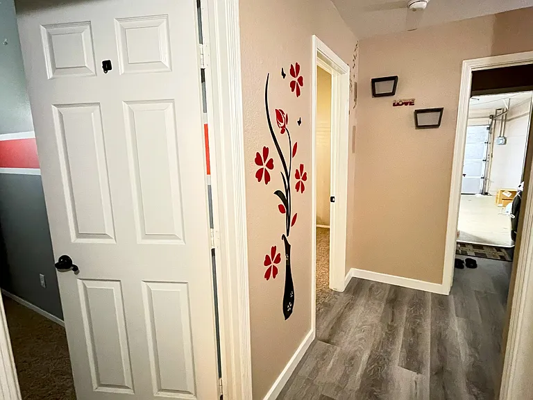 Hallway look out from master bedroom