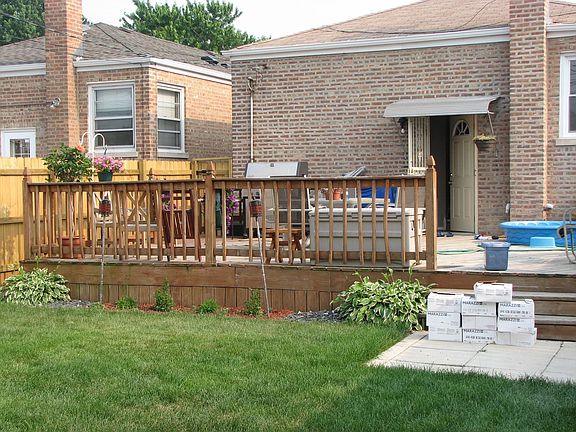 Backyard w/ deck
