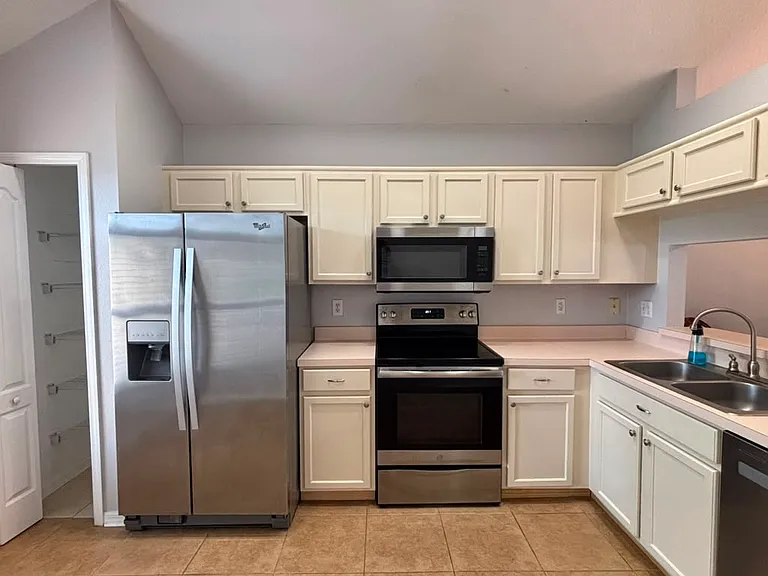 Kitchen with stainless steal appliances
