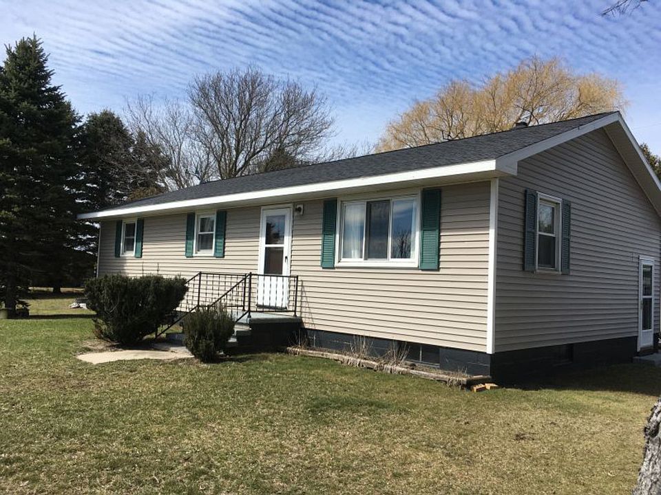 Nice 3 bedroom, 1 bath home on 5 acres.  3 car detached garage and several out buildings.  Woods at back of property, lots of room for garden and coral for a horse or two.  Newer roof, propane heat along with wood burner, large yard.  Call today!  