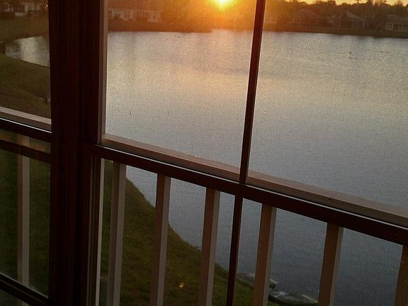 Sunset from enclosed porch