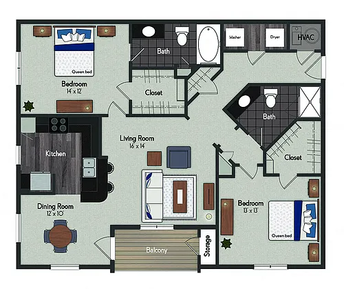 Floor plan Columbia