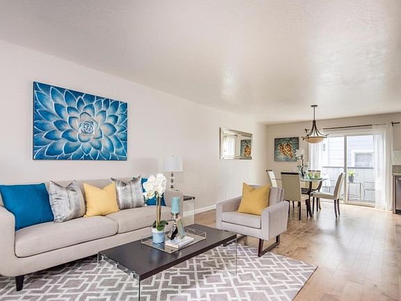 living room + dinning room
