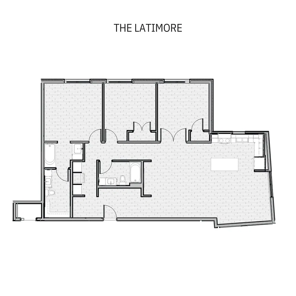 Floor plan Latimore (Income Restricted)