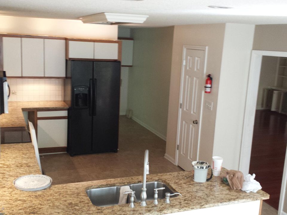 Kitchen, from eat-in area.