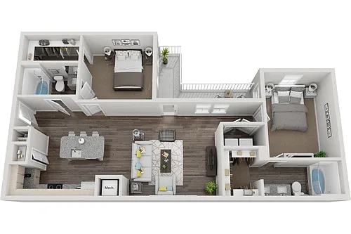 Floor plan B3