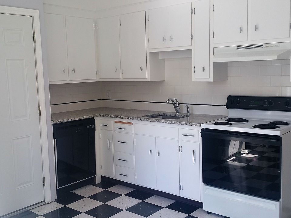 Kitchen with granite countertops