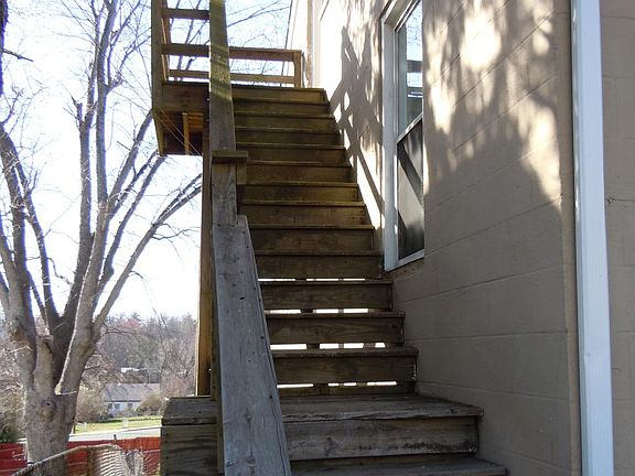 One flight of stairs