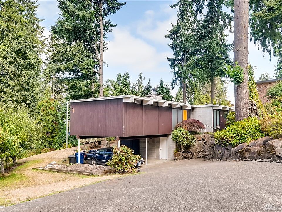 Unique Mid Century Modern Home on an almost half acre lot