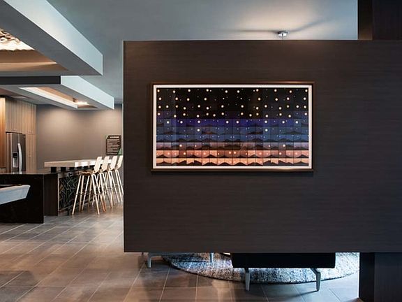 Designer art installations throughout community