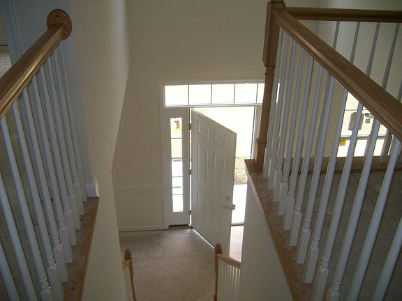 top of stairs