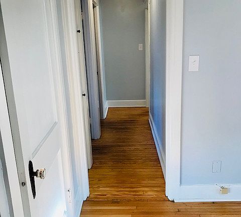 Hall to bath and bedrooms
