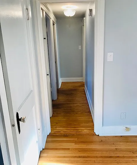 Hall to bath and bedrooms