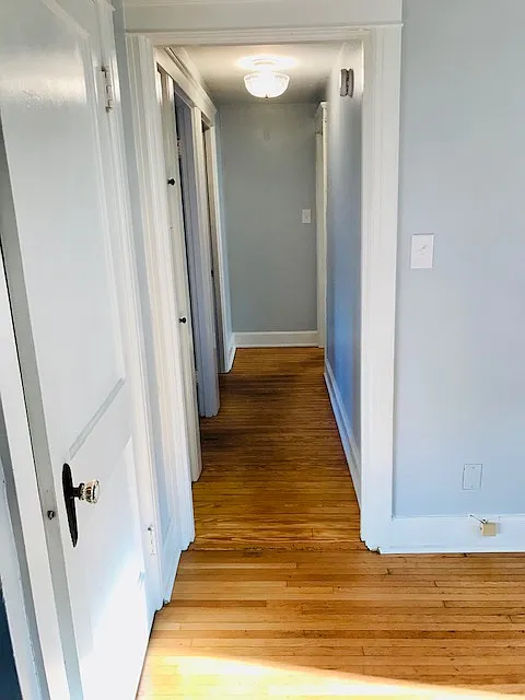Hall to bath and bedrooms