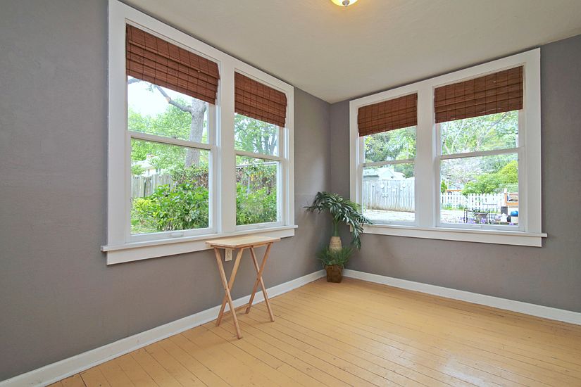 Bright sunroom