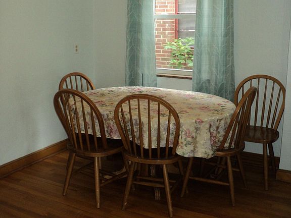 Dining area with nice wood floors