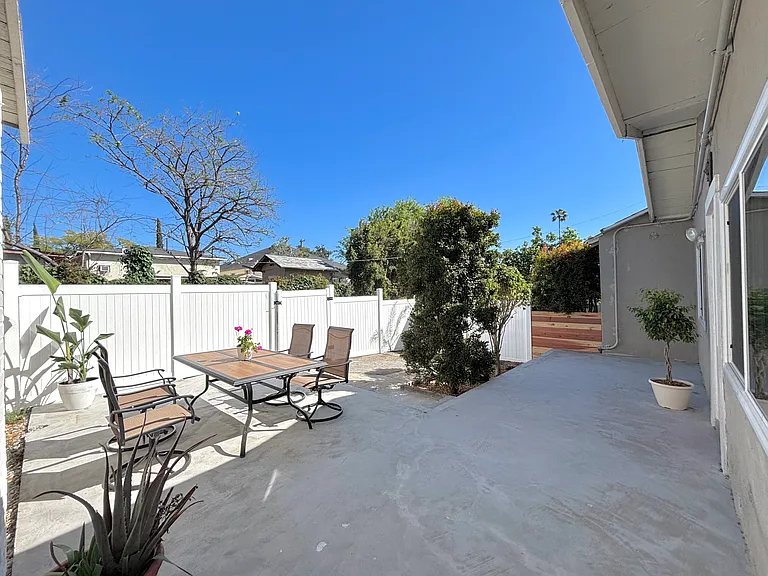 Front entry and patio