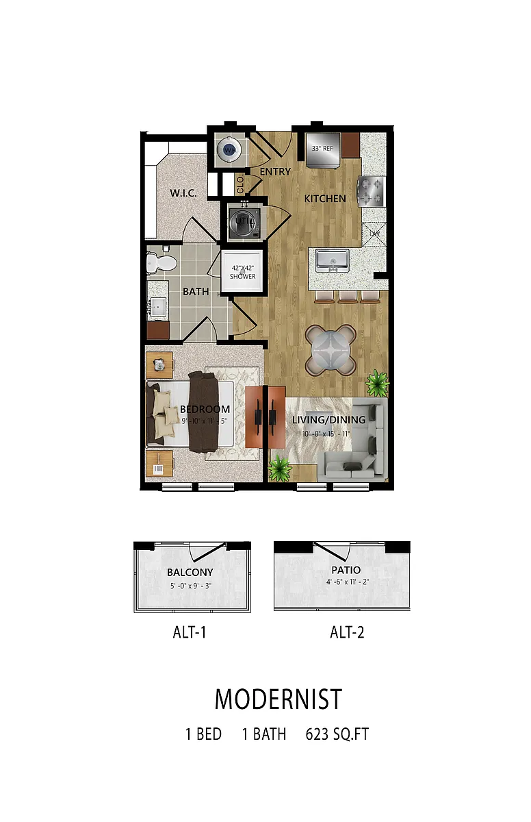 Floor plan Modernist (60)