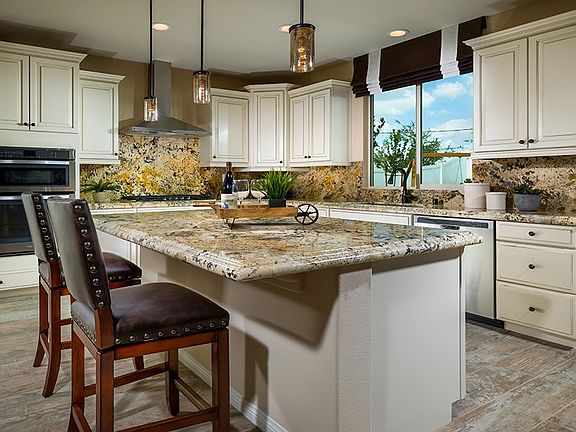 Kitchen with spacious island
