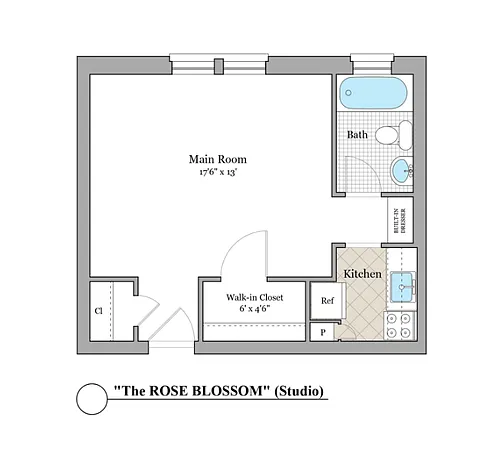 Floor plan Rose Blossom