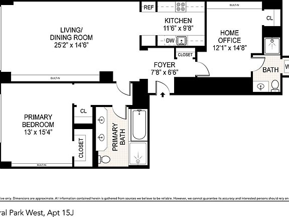 2nd image of 15 Central Park W APT 15J