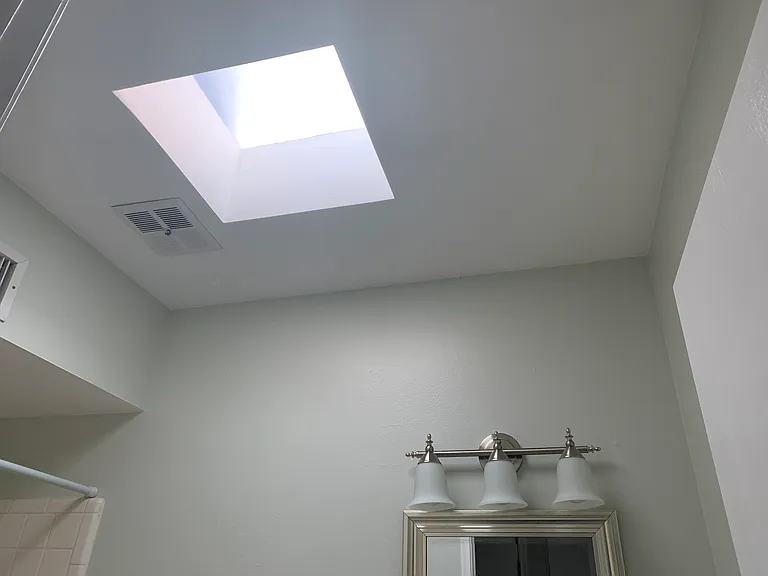 Guest bathroom skylight