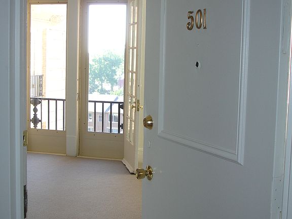 Apartment entrance view