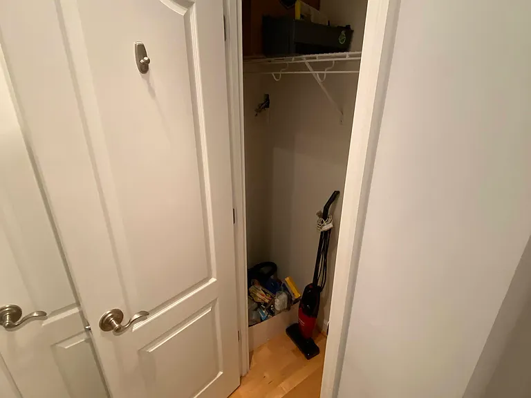 Coat closet right off the front door.