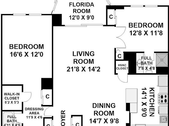 2nd image of 5902 Mount Eagle Dr APT 809