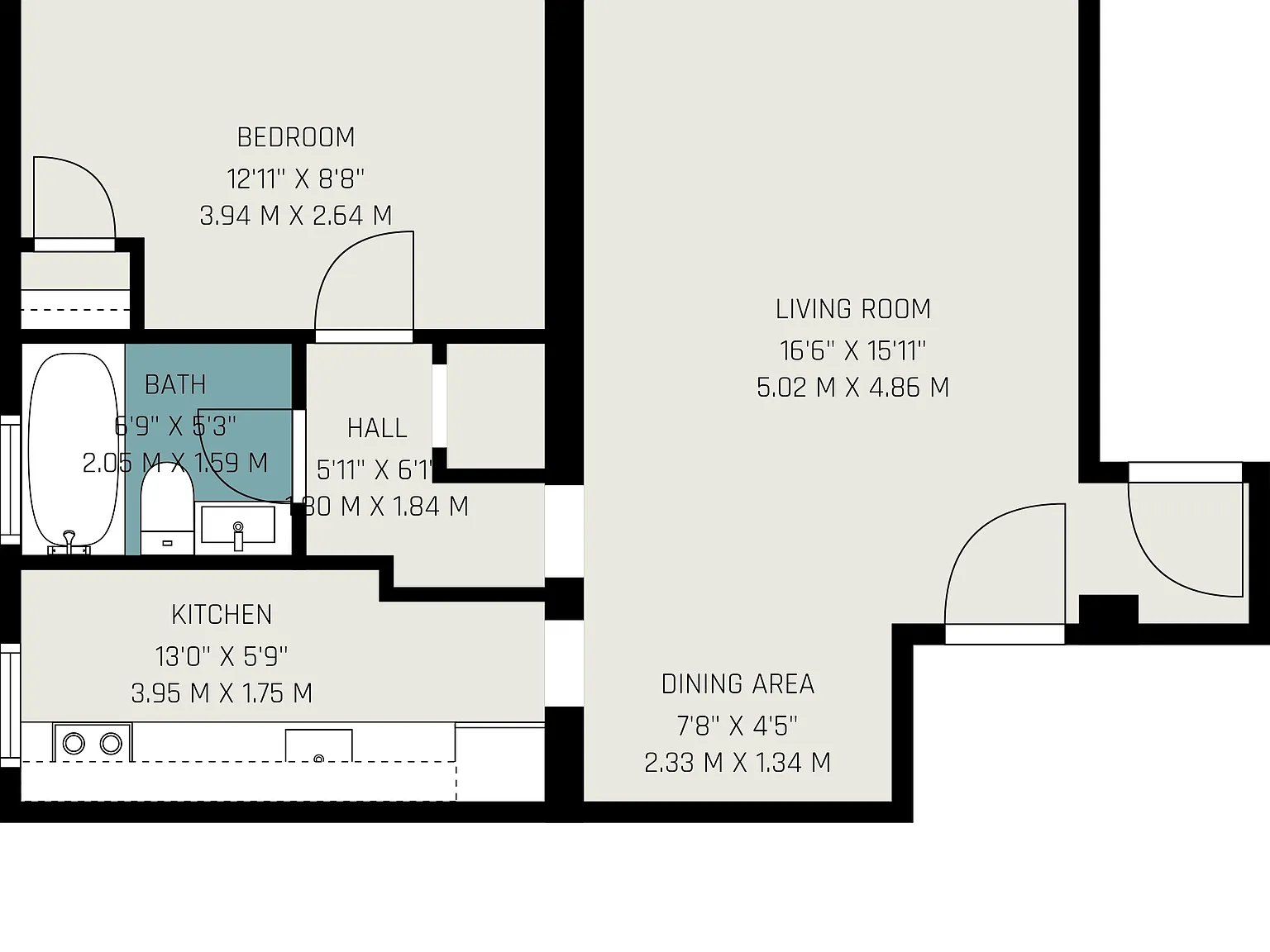 1 bed, $1,495 — Photo 2