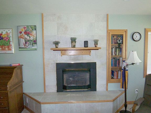 Downstairs Fireplace